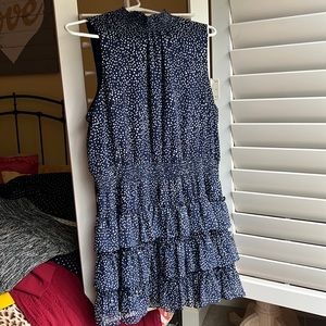 Express polka dot tiered ruffle dress- size XL